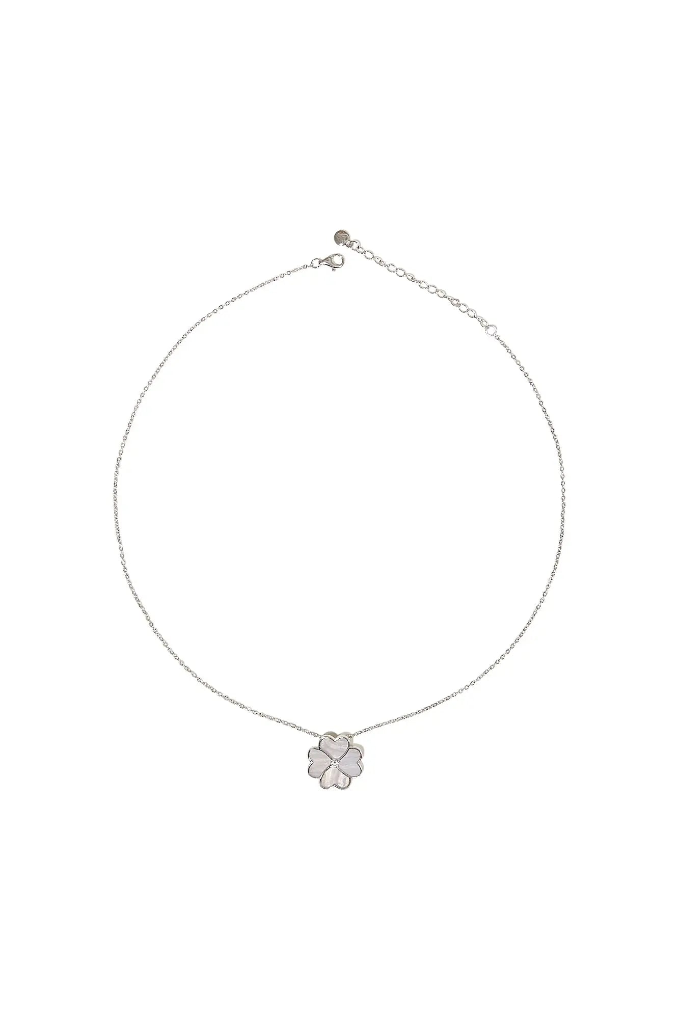 Clover Faith Chalcedony Classic Necklace Dryden Jewelry